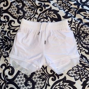 White athletic shorts